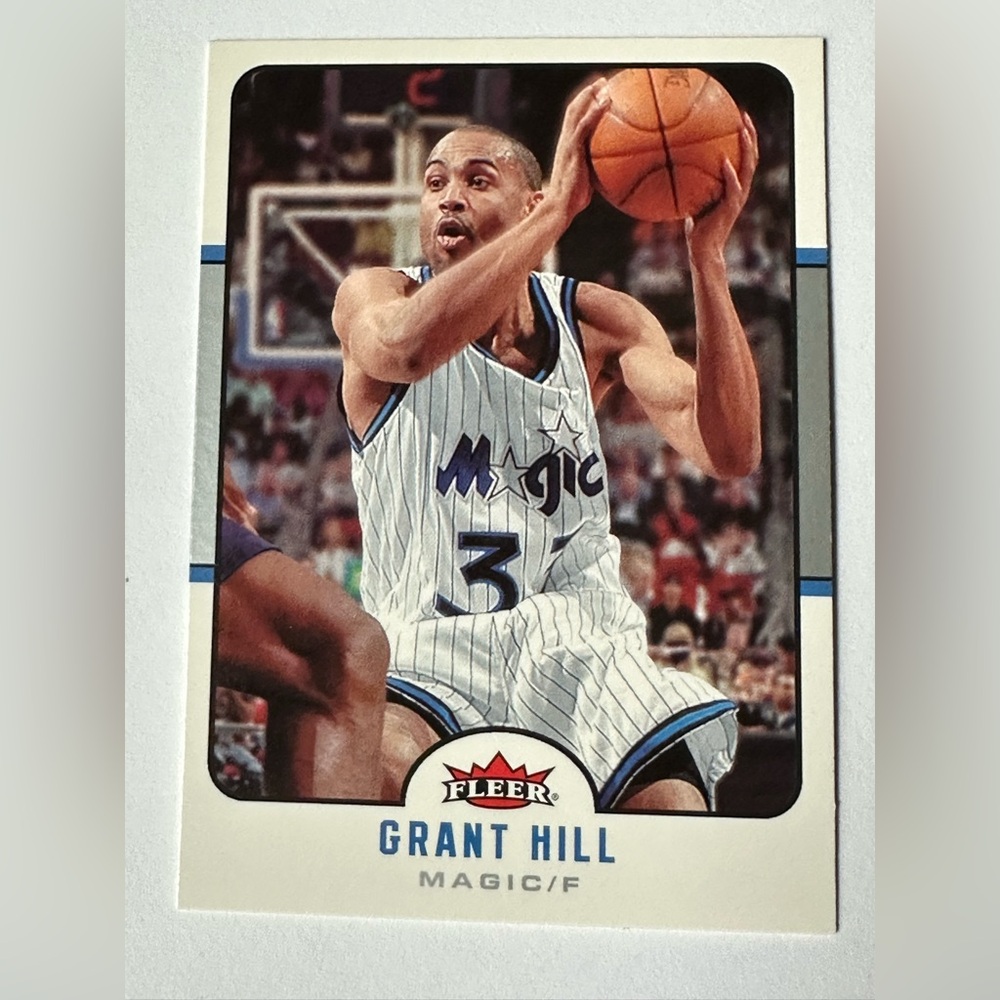 Grant Hill - Orlando Magic Trading Card – White and Blue Basketball Card